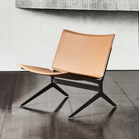 Fera D Home Casa post-moderne italien dernier design chaise de salon en acier inoxydable