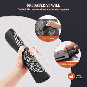 Goedkope Draagbare Opvouwbare Voet Massager Mat Machine 8 Modi 19 Intensiteitsniveaus Gezondheid Puls Voetmassageapparaten - Product Image 3