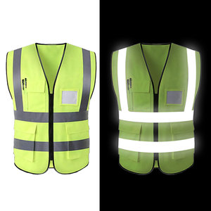 เสื้อกั๊กสะท้อนแสง CITICITY แบบมองเห็นได้ชัดเจน สำหรับงานก่อสร้าง ผลิตจากโพลีเอสเตอร์ตาข่าย มีหลายกระเป๋า พร้อมโลโก้ - Product Image 4