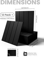 Paneles Acústicos Ranurados de Fieltro Modernos al por Mayor, Tablero Ecológico con Pernos, Decoración de Pared Interior que Absorbe el Ruido para Oficina, Estudio, Hotel, Escuela