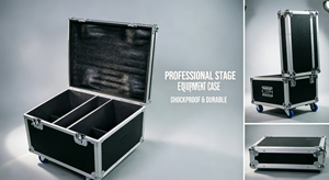 Flight case portable en aluminium avec roues pour équipement de scène, machine à feux d'artifice 2-en-1 et 4-en-1, accessoires <span class=keywords><strong>DJ</strong></span>, matériel pour projecteurs Beam Moving Head - Product Image 2