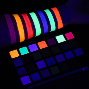 Set di Ombretti Fluorescenti UV Attivabili con Acqua GP Private Logo, Palette Vegana che si Illumina al Buio per il Trucco - Product Image 4