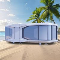 TUNE Maison Capsule de Luxe, Pod Spatial, Structure en Acier, Isolée, Étanche, pour Complexes Hôteliers et Camping, Vente en Gros Usine