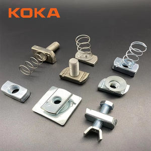 Écrou à ressort pour profilé en acier galvanisé inoxydable M8 M10 M12, prix d'usine - Product Image 3