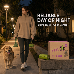 Factory Direct OEM ODM PE Starch Bio Based Dog Waste <b>Bags</b> Extra Thick Leak Proof for Kennels Custom Print Scent Packing - Product Image 1