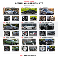 Jantes en aluminium forgé sur mesure ZKR, haute performance, finition argent brossé, style rétro, couverture intégrale, PCD 5x112 5x120, compatibles Maybach