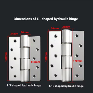 Charnière hydraulique invisible OEM spéciale pour porte, amortisseur de porte à fermeture automatique, accessoires de quincaillerie, charnière à rebond pour porte en bois - Product Image 5
