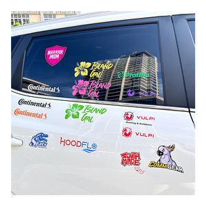 Autocollants en vinyle personnalisés, imperméables et durables Capots de véhicule Couverture de <span class=keywords><strong>moteur</strong></span> Graphiques Découpés Décalcomanie de lettrage de fenêtre de voiture - Product Image 1
