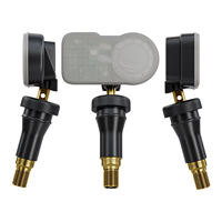Capteur TPMS universel XTOOL TS100 2 en 1 433 MHz et 315 MHz, pince à valve en métal et caoutchouc pour moteurs et véhicules multimarques