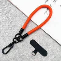 Portable Polyester Anti Perdu 8mm Dragonne Porte-clés Lanière Courte Couverture de Téléphone Dragonne Corde Chaîne