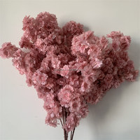 B-971 Branches de cerisier de haute qualité pour centres de table de mariage, décorations de plafond, fleurs de cerisier rose automnal japonais
