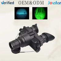 Jumelles de vision nocturne portables à grossissement 1x, étanches, rechargeables, dispositif optique infrarouge, portée de 300 m, pour l'extérieur la nuit
