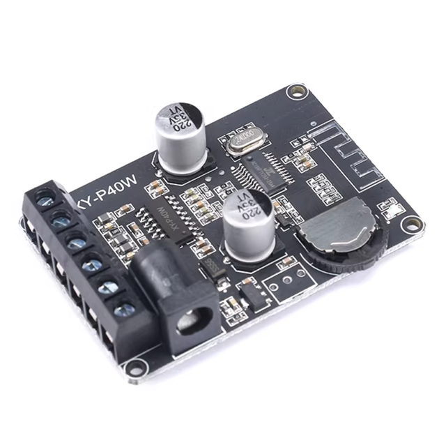 30W/40W Stereo 5.0 Power Amplifier Board 12V/24V High-power Digital Power Amplifier Module Speaker
