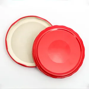 Capuchon torsadé de qualité alimentaire, capuchon torsadé en or, blanc et rouge, 48mm 82mm