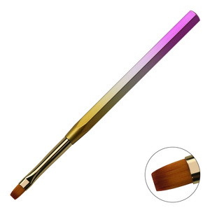 Lot de 3 pinceaux personnalisés pour nail art, manche acrylique, pour peinture à l'encre et détails en gel, avec emballage, pour usage en salon - Product Image 5