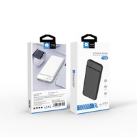 Power Bank portabel Universal 2.1A Dual USB, Power Bank 10000mah 20000mah untuk perangkat pintar, ramping langsung dari pabrik