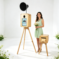 Photomaton à écran tactile double face de 18,5 pouces avec Windows et iPad pour mariage, fourni par l'usine