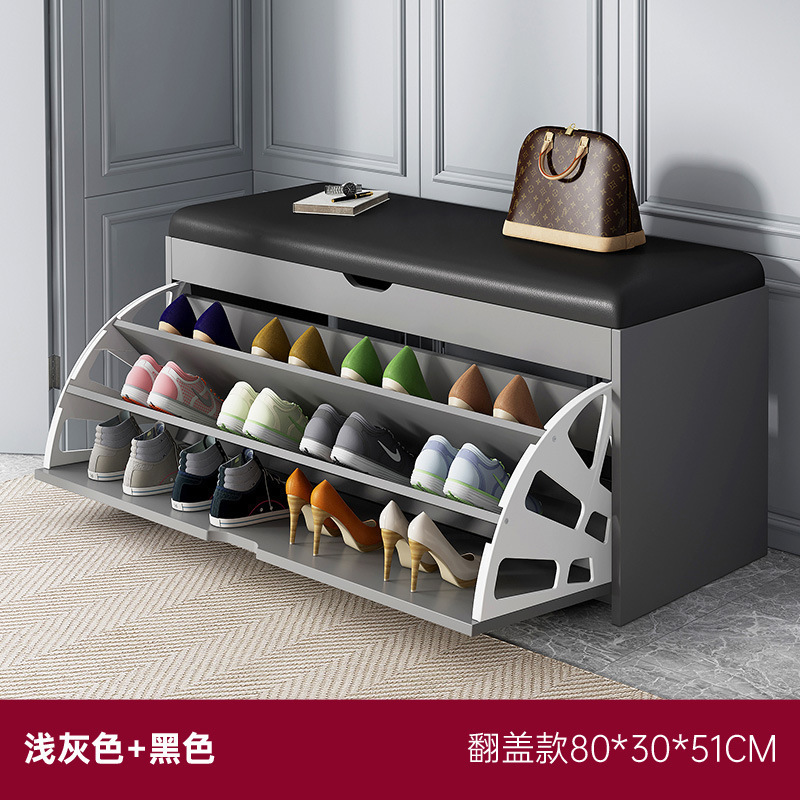 [Flip-top style] Light gray 80*30*51cm