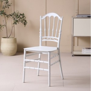 Silla Chiavari Blanca Económica Apilable para Bodas <span class=keywords><strong>y</strong></span> Banquetes, Silla Elegante para Eventos, Fiestas, Patios <span class=keywords><strong>y</strong></span> Alquiler - Product Image 5