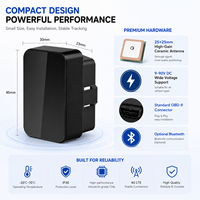 Traceur GPS OBD 4G OEM Plug and Play, dispositif télémétrique OBD-II avec analyse du comportement de conduite et détection de l'assistance au conducteur (ACC)