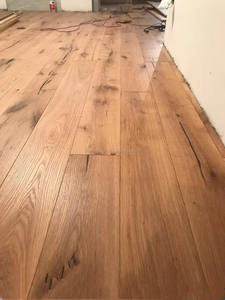 Rústico ahumado clic cerradura flotante instalar aceitado roble blanco de madera pisos de madera de ingeniería de madera de roble pisos de madera dura - Product Image 3