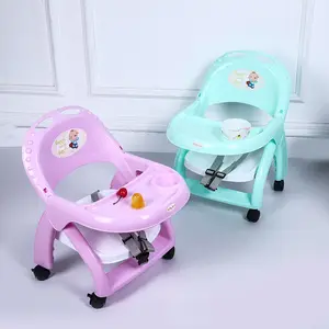 Sillas de comer para bebes cadeiras de assento Safety Seat Booster Plastic Portátil Feeding Baby Dining Chair High Sitting