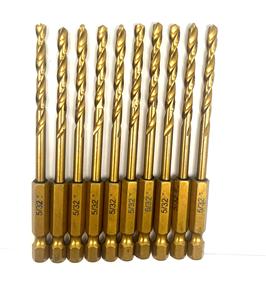 Apex Manufacturer Fully Ground Hex Shank Cobalt Twist <b>Drill</b> <b>Bit</b> 135 Degree Split Point <b>Titanium</b> Plating for Hardened Drilling - Product Image 5