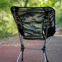 Chaise de camping légère en aluminium personnalisée, utilisable en extérieur, sur la plage, pour la pêche, la cuisine et la chambre, chaise pliante de type lune