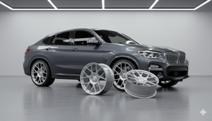 Ruedas de Aleación de Una Pieza GEASCO 23x12 |   Aluminio Negro de Alto Rendimiento 112 PCD/20 ET para Autos Deportivos/Nuevos de Alto Rendimiento - Product Image 2
