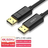   Câble DP mâle vers DP pour PC portable, compatible 5m 4K 60Hz