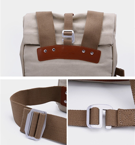 Sac à dos à enroulement grande capacité personnalisé pour homme, en tissu Oxford durable, antivol, pour voyage et affaires, avec compartiment pour ordinateur portable recyclé - Product Image 4