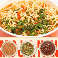 Vente de gros Tasse de nouilles ramen style japonais bol de soupe instantanée au boeuf nouilles collations exotiques