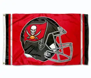 Neues Deluxe-Tampa Bay Buccaneers 32-Teams-Logo Polyester-Flagge und Banner