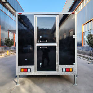 Sortie d'usine vente chaude polyvalent mobile carré style restauration rapide collation <span class=keywords><strong>alcool</strong></span> boisson boissons crème glacée remorque de remorquage - Product Image 5
