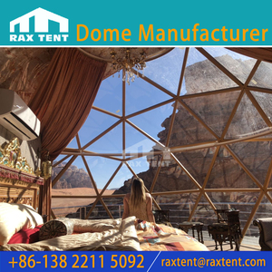 Giá Rẻ <span class=keywords><strong>Glass</strong></span> <span class=keywords><strong>Igloo</strong></span> 6M/8M Geodesico Domo Nhà Cho Ngoài Trời Glamping Trong Suốt Vườn Domo Lều Để Bán - Product Image 6