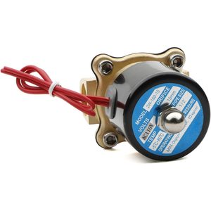 โซลินอยด์วาล์วไฟฟ้า 1/2 นิ้วทองเหลือง AC110V 2W-160-15 ปกติปิด สำหรับน้ำ อากาศ แก๊ส - Product Image 5