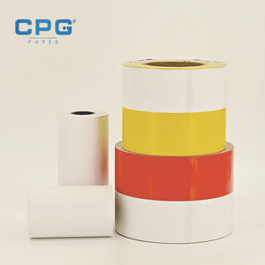 Rouleau de papier thermique de qualité supérieure 57x50mm 45gsm, fourni directement par l'usine, idéal pour les cafés et les caisses enregistreuses. - Product Image 1