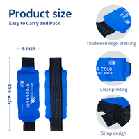 Compresse chaude/froide ajustable pour taille et épaule avec logo personnalisé OEM, enveloppement réutilisable double face pour soulager la fatigue et les gonflements