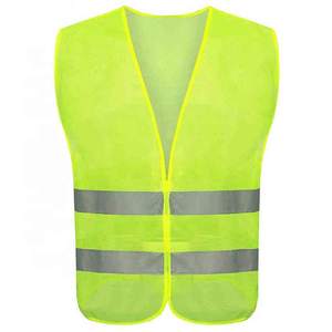 Chaleco reflectante de seguridad de alta visibilidad y bajo precio de buena calidad, chaleco de seguridad de venta directa de fábrica, impresión gratuita personalizable - Product Image 1
