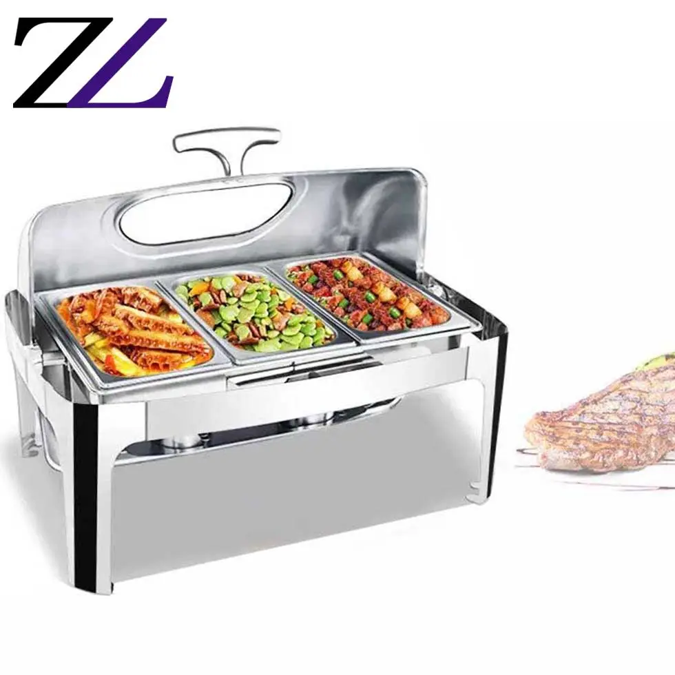 Réchauffeur d'aliments Buffet 24 v comedor Gn 1/3 poêle, chauffant, vaisselle à emporter, pour restaurant de luxe, économie d'énergie