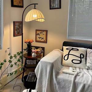 <b>Vintage</b> Style Teak Floor Lamp for Garden Use with <b>Bedside</b> <b>Tables</b> Sofas Living Rooms Coffee <b>Tables</b> & Fishing Lamps Included - Product Image 2