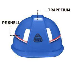 Casco de Seguridad de Plástico Amarillo Personalizable Directo de Fábrica, Casco de Seguridad Laboral al por Mayor para Seguridad Personal - Product Image 3