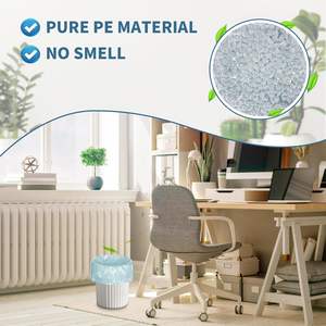 Bolsas de Basura Planas en Rollo, Bolsas de Basura HDPE en Rollo, Bolsas de Desechos Desechables para el Hogar - Product Image 2