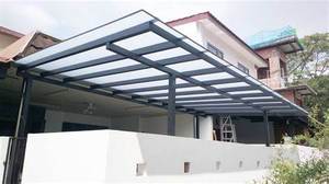 Hiện đại rainproof vườn tán pergola gazebo mái nhà Polycarbonate rắn tấm mặt trời chịu thời tiết PC nổi Shades - Product Image 3