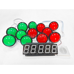 Jeux de fête de stand de fête foraine de parc d'attractions, défis interactifs de bouton-poussoir <span class=keywords><strong>LED</strong></span>, entraînement à la réaction, pods lumineux - Product Image 1