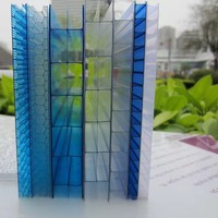 0.8mm-20mm 3mm 4mm 10mm Transparent Résistant Aux Rayures 4X8 Pieds 4mm Double Mur Solide Polycarbonate Feuille pour Windows