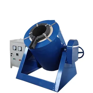 furnace to melt aluminum crucible aluminium melting furnace tilting pouring melting furnace