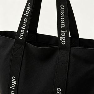 Bolsa de Lona Resistente, Gran Capacidad, Mochila para Estudiantes, Bolsa de Lona con Logotipo Personalizado - Product Image 2