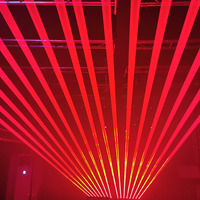 Barre de lumière LED mobile MEGA PRO LITES 8 yeux avec contrôle DMX512, indice de protection IP44, pour discothèques