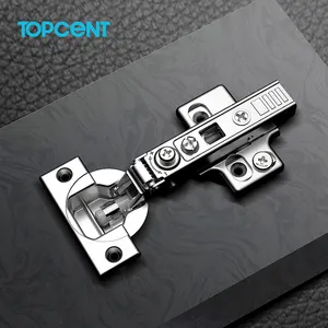 TOPCENT 4D Hidden Kitchen Cabinet Door Soft Close Hydraulic Concealed Furniture Hinges